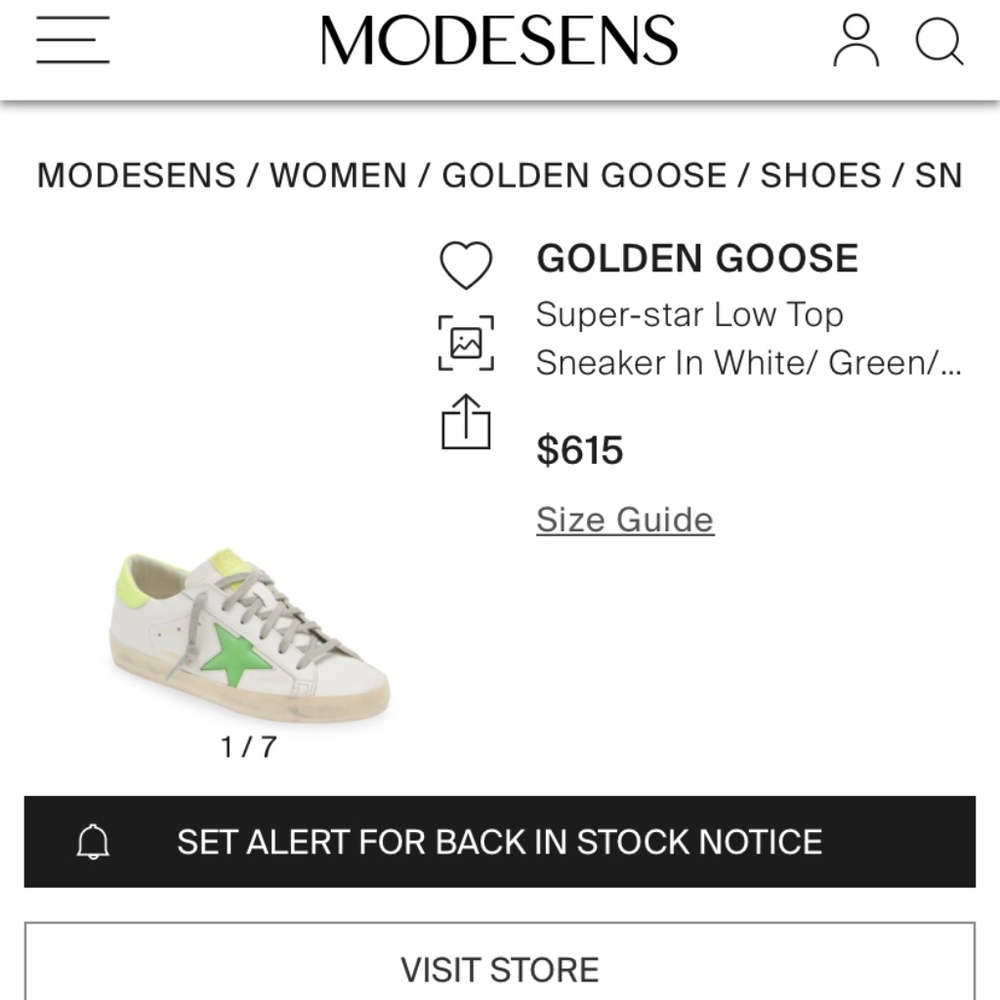 Authentic Golden Goose super star sneakers